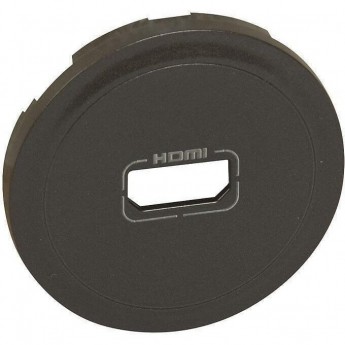 Лицевая панель LEGRAND Celiane розетка аудио/видео HDMI Кат. № 0 673 17/77 графит