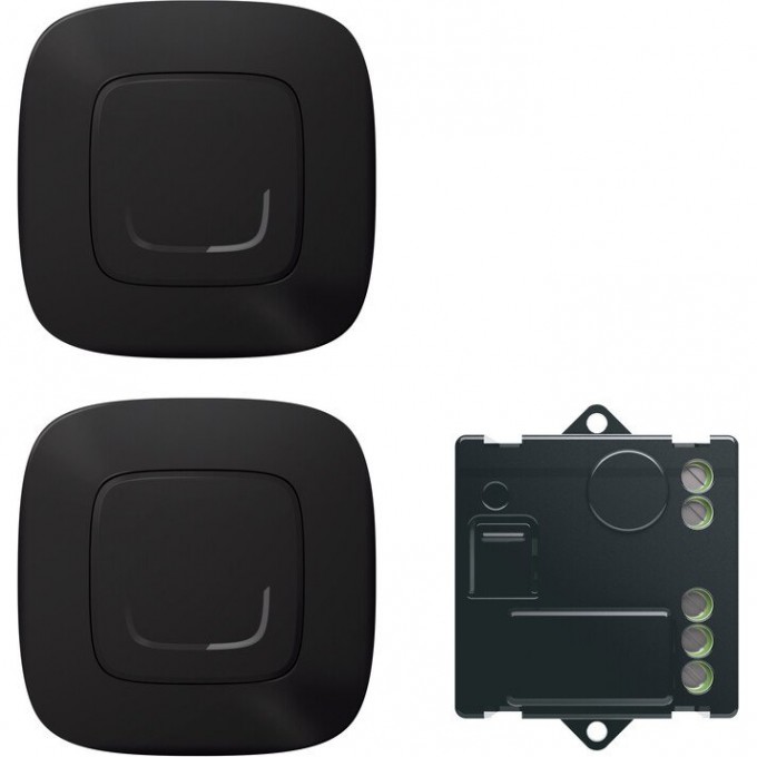 Пакет для управления освещением LEGRAND Valena Allure with NETATMO c 2х мест, антрацит 752850