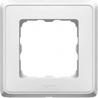 Рамка LEGRAND Cariva 1 пост белый Рамка LEGRAND Cariva 1 пост белый