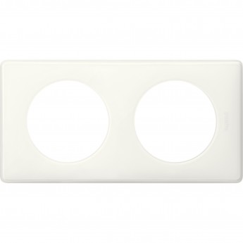 Рамка LEGRAND Celiane 2 поста Белый глянец Рамка LEGRAND Celiane 2 поста Белый глянец