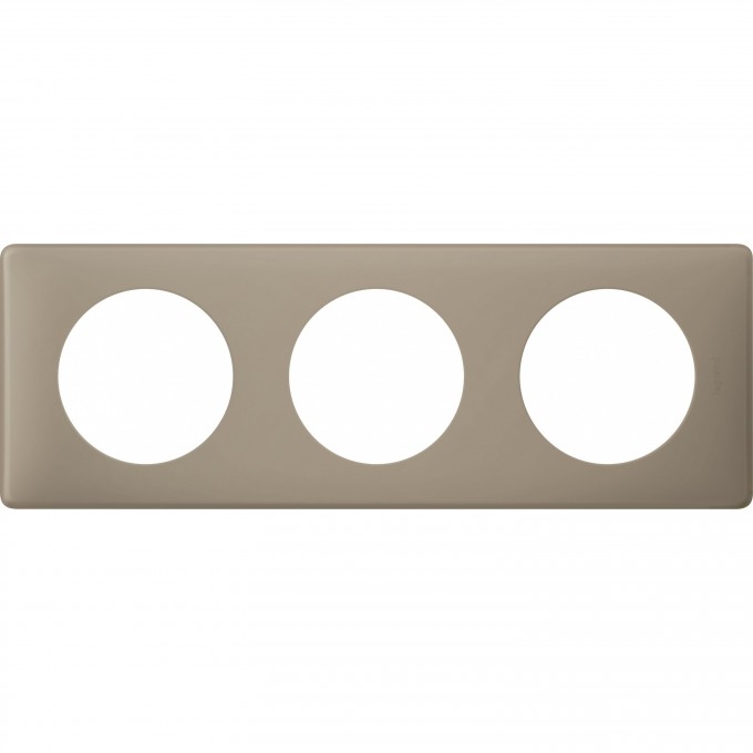 Рамка LEGRAND Celiane 3 поста Грэй перкаль 066723