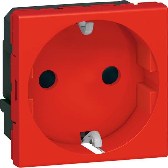 Розетка LEGRAND Mosaic 2К+3 2 модуля, красный 77218