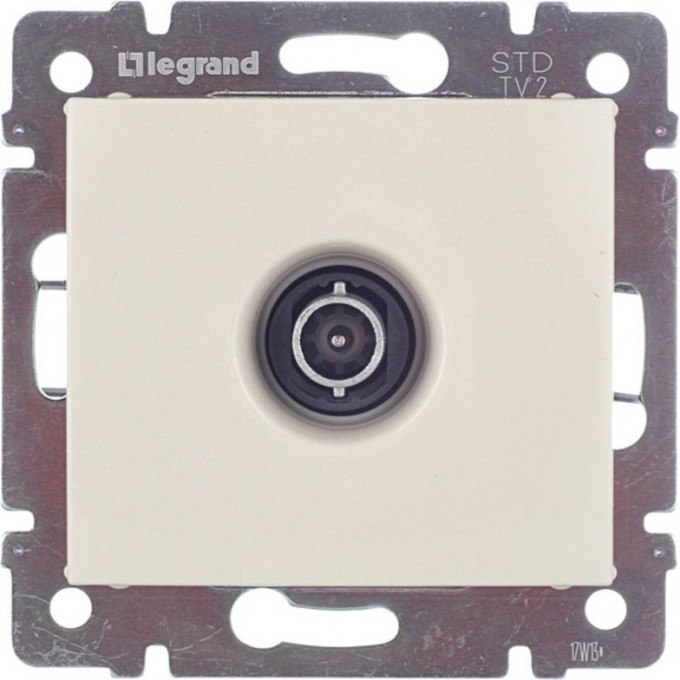 Розетка телевизионная оконечная LEGRAND Valena слоновая кость 695617